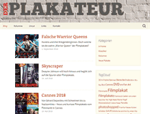 Tablet Screenshot of plakateur.com